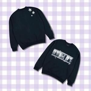 Taylor Swift Folklore Film Strip Crewneck Sweatshirt Small